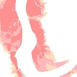 木津川の中流域と排水不良